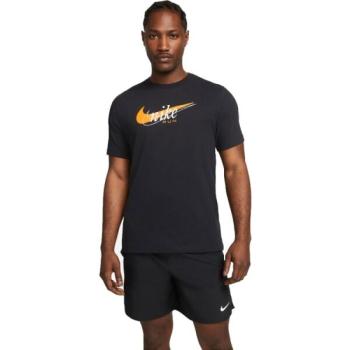 Nike NK DF TEE HERITAGE Férfi póló, fekete, méret kép