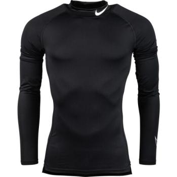 Nike NP DF TIGHT LS MOCK M Férfi edzőfelső, fekete, méret kép