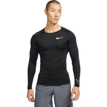 Nike NP DF TIGHT TOP LS M Férfi hosszú ujjú felső, fekete, méret kép