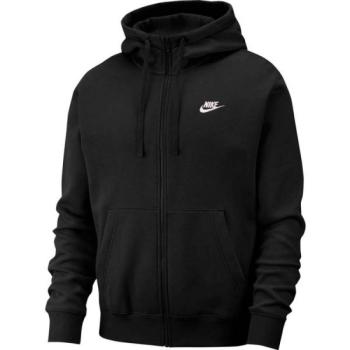 Nike NSW CLUB HOODIE FZ BB Férfi pulóver, fekete, méret kép