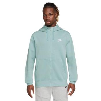 Nike NSW CLUB HOODIE FZ BB M Férfi pulóver, világoszöld, méret kép