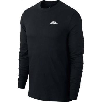 Nike NSW CLUB TEE - LS Férfi póló, fekete, méret kép