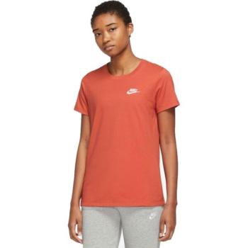 Nike NSW CLUB TEE W Női póló, narancssárga, méret kép