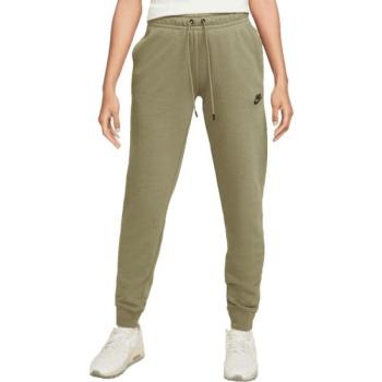 Nike NSW ESSNTL PANT REG FLC MR Női melegítőnadrág, khaki, méret kép