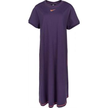 Nike NSW ICN CLSH MAXI DRS PLUS W Női plus size ruha, lila, méret kép