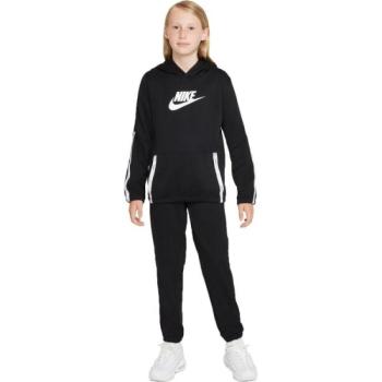 Nike NSW TRACKSUIT POLY BACK Fiú melegítő szett, fekete, méret kép