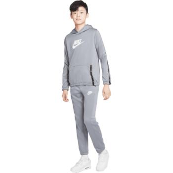 Nike NSW TRACKSUIT POLY BACK Fiú melegítő szett, szürke, méret kép