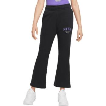 Nike NSW TREND FLC PANT Lány melegítőnadrág, fekete, méret kép