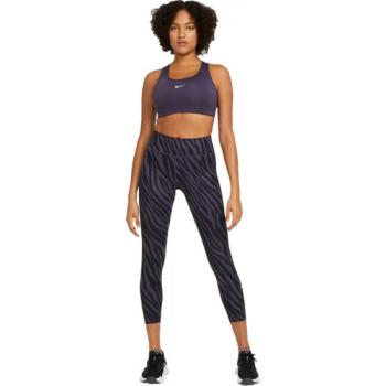 Nike ONE 7/8 PRINTED Női legging, lila, méret kép