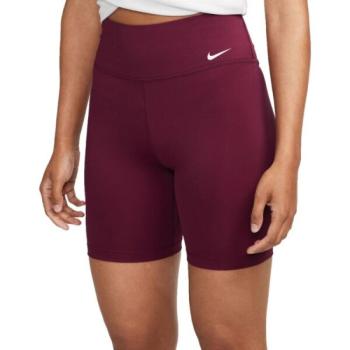 Nike ONE DF MR 7IN SHRT W Női sport rövidnadrág, bordó, méret kép