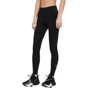 Nike ONE DF MR TGT W Női sportlegging, fekete, méret kép