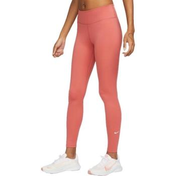 Nike ONE DF MR TGT W Női sportlegging, narancssárga, méret kép