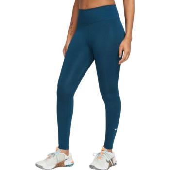 Nike ONE DF MR TGT W Női sportlegging, türkiz, méret kép