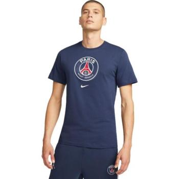 Nike PSG M NK CREST TEE Férfi felső, sötétkék, méret kép