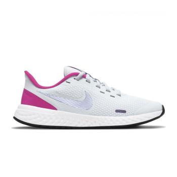 NIKE-Revolution 5 football grey/purple/pulse fireberry Szürke 40 kép