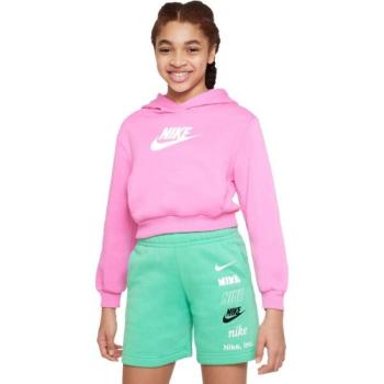 Nike SPORTSWEAR CLUB FLEECE Lány pulóver, rózsaszín, méret kép