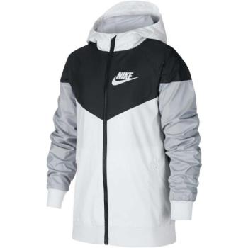 Nike SPORTSWEAR WINDRUNNER JACKET Gyerek átmeneti kabát, fehér, méret kép