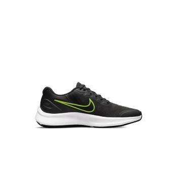 NIKE-Star Runner 3 anthracite/green/black 2776 Fekete 35,5 kép