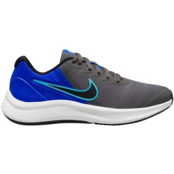 Nike STAR RUNNER 3 GS Gyerek sportcipő, szürke, méret 37.5 kép