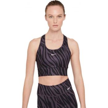 Nike SWOOSH ICONCLASH BRA SP21 NEO Női sportmelltartó, sötétszürke, méret kép