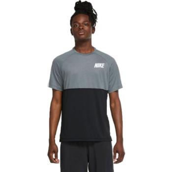 Nike TOP SS HPR DRY MC M Férfi póló edzéshez, fekete, méret kép