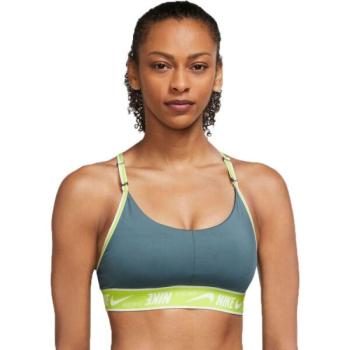 Nike W NK DR INDY LOGO BRA Női sportmelltartó, sötétzöld, méret kép