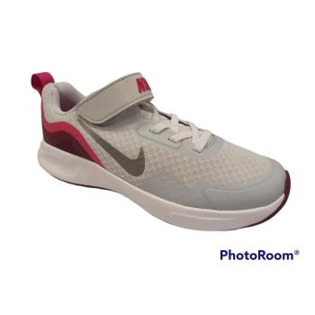 NIKE-WearAllDay K pure platinum/smoke grey/pink prime Szürke 29,5 kép