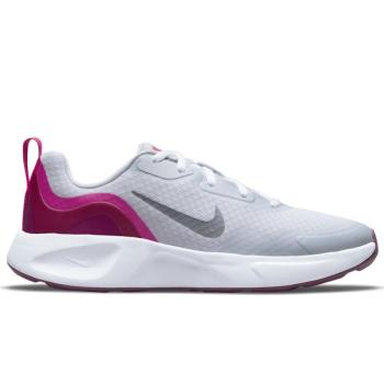 NIKE-WearAllDay pure platinum/smoke grey/pink prime Szürke 36,5 kép