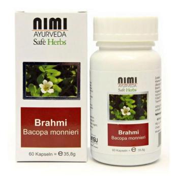 Nimi Ayurveda Brahmi kivonat, 60 kapszula, 35,8 g kép