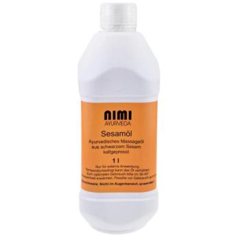 Nimi Ayurveda fekete szezámolaj 100% természetes 1000 ml kép