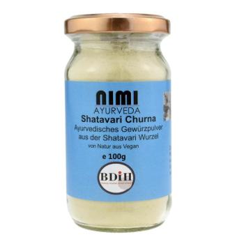 Nimi Ayurveda Shatavari Churna Organic Powder 100 g, BIO kép