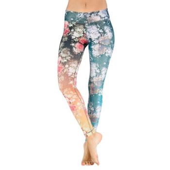 Niyama leggings-ek Bodhi Niyama Summer Breeze leggings jógához és fitnesshez Méret: XS kép