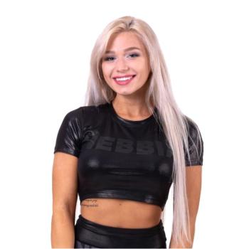 Női crop top Nebbia "Sandra D" 657  fekete  M kép