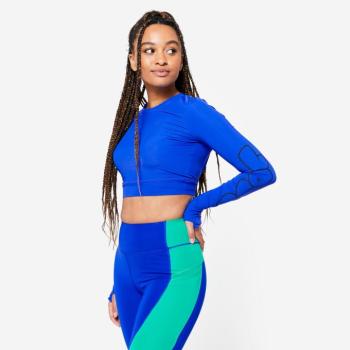 Női fitnesz hosszú ujjú crop - 520-as Domyos kép