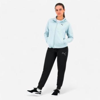 Női fitnesz kapucnis pulóver, cipzáros Puma kép