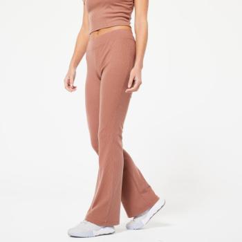 Női fitnesz leggings, bootcut, bordázott Domyos kép