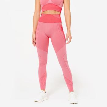 Női fitnesz leggings, magas derekú, varrásmentes Domyos kép