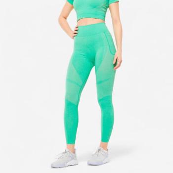 Női fitnesz leggings, magasított derekú, varrás nélküli - 900-as Domyos kép