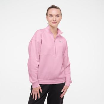 Női fitnesz pulóver, cipzáros nyakú Puma kép