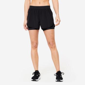 Női fitnesz rövidnadrág, dupla rétegű Domyos kép