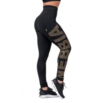 Női leggings Nebbia Gold Print 827  XS  fekete kép