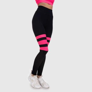 Női leggings NET Stripes - Iron Aesthetics, NEON PINK kép