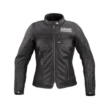 Női motoros bőrkabát W-TEC Black Heart Raptura  fekete  L kép