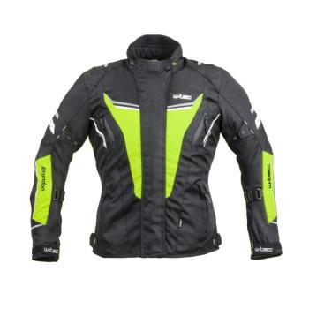 Női motoros kabát W-TEC Brandon Lady  fekete-fluor sárga  3XL kép