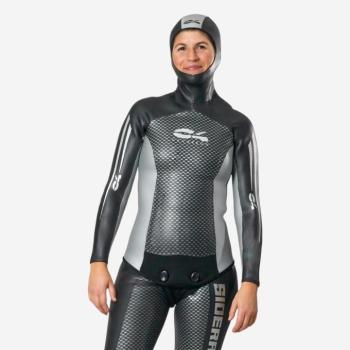 Női neoprén búvárfelső, 3 mm - C4 Carbon Glide Skin Sideral kép