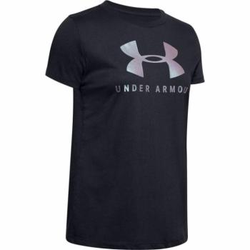 Női póló Under Armour Graphic Sportstyle Classic Crew  Fekete-Króm  S kép