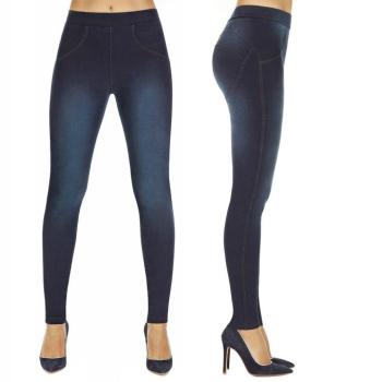 Női push-up leggings BAS BLEU Maddie  sötétkék  L kép