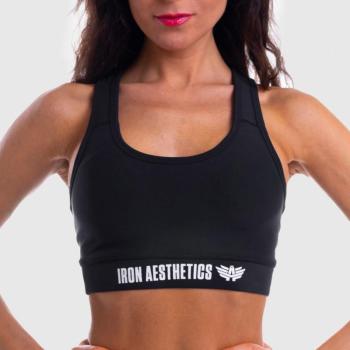 Női sportmelltartó STUFFED - Iron Aesthetics, fekete kép