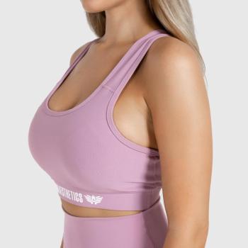 Női sportmelltartó STUFFED - Iron Aesthetics, lilac kép