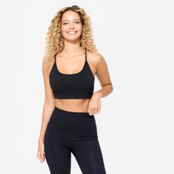 Női sportmelltartó, varrás nélküli, enyhe tartás Decathlon kép